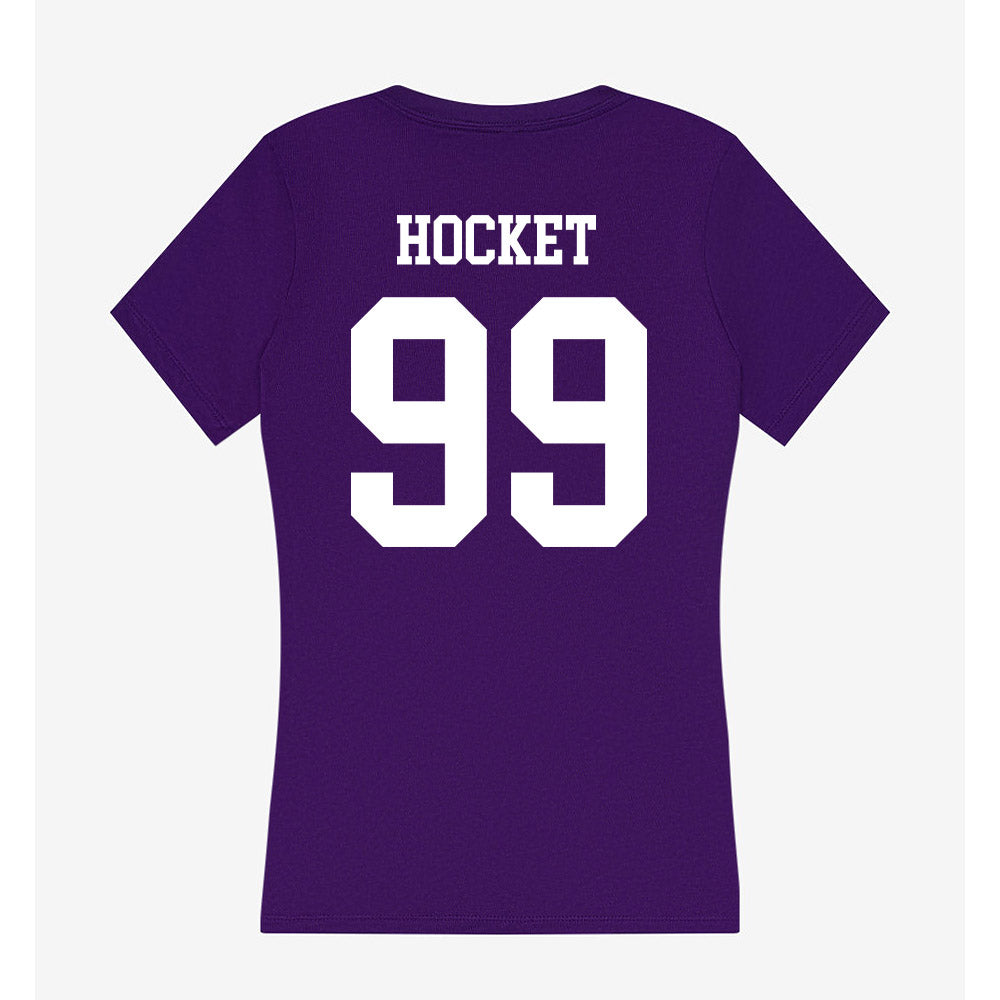 North Alabama - NCAA Men's Ice Hockey : ICE Hocket - Women's V-Neck T-Shirt-1