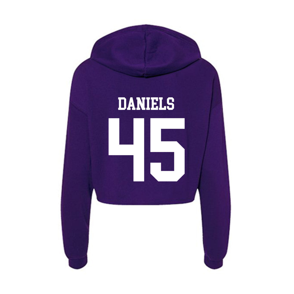 North Alabama - NCAA Football : Tyrik Daniels - Women's Crop Fleece Hoodie-1