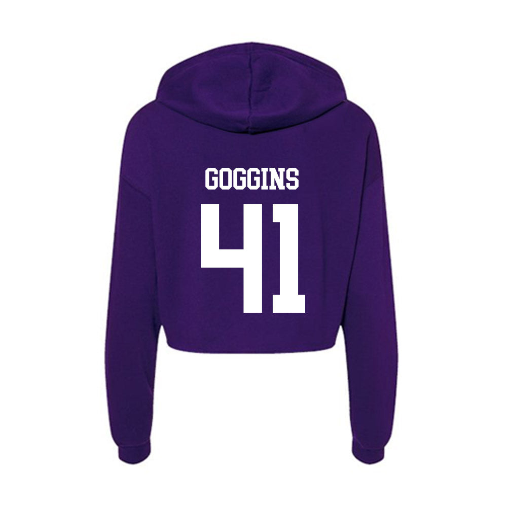 North Alabama - NCAA Football : Walter Goggins - Women's Crop Fleece Hoodie-1