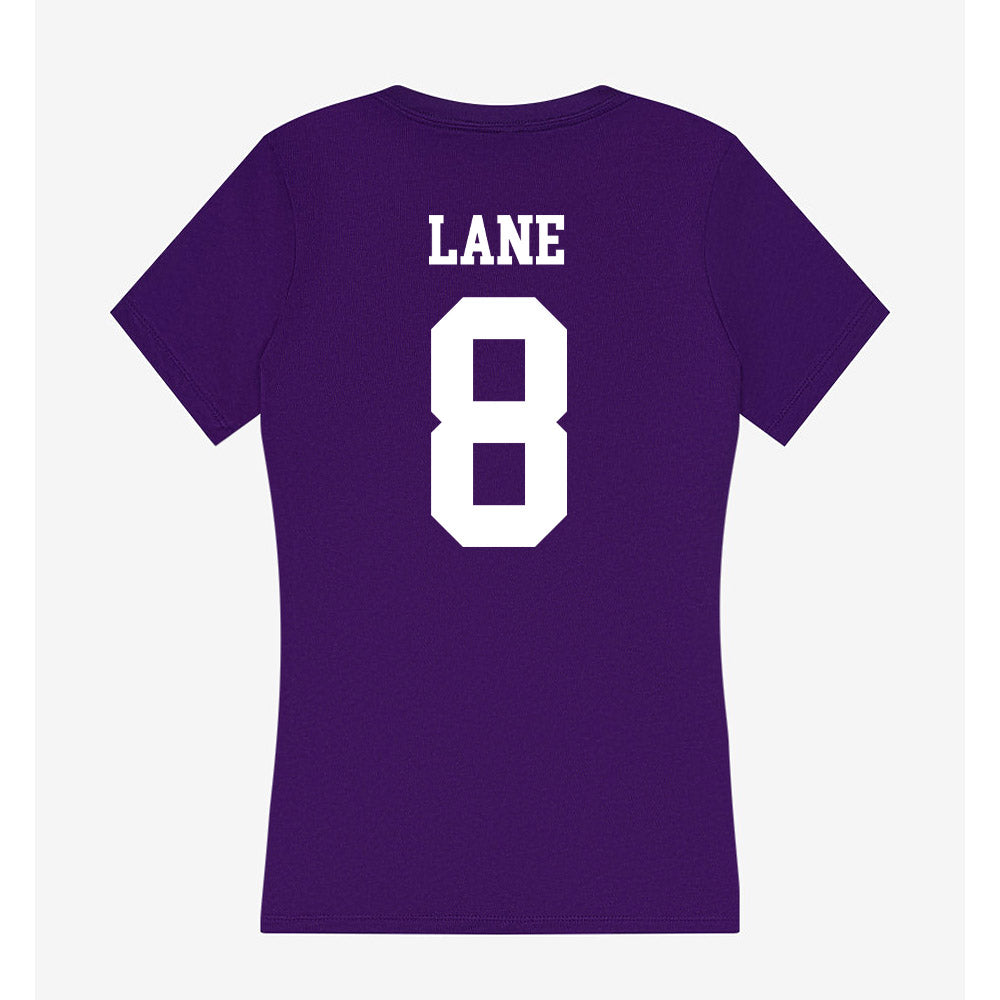 North Alabama - NCAA Baseball : Jonathan Lane - Women's V-Neck T-Shirt-1