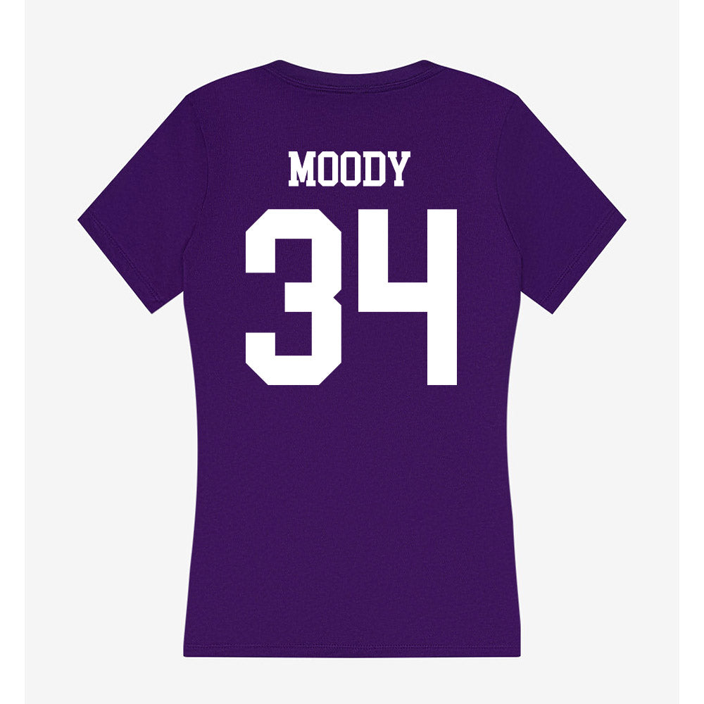 North Alabama - NCAA Football : Dennis Moody - Women's V-Neck T-Shirt-1