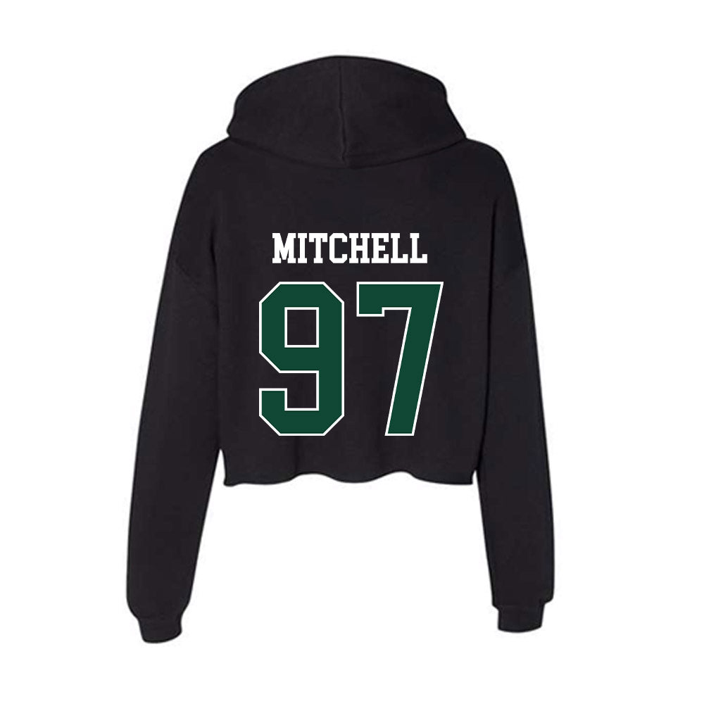 Ohio - NCAA Football : Austin Mitchell - Classic Shersey Women's Crop Fleece Hoodie-1