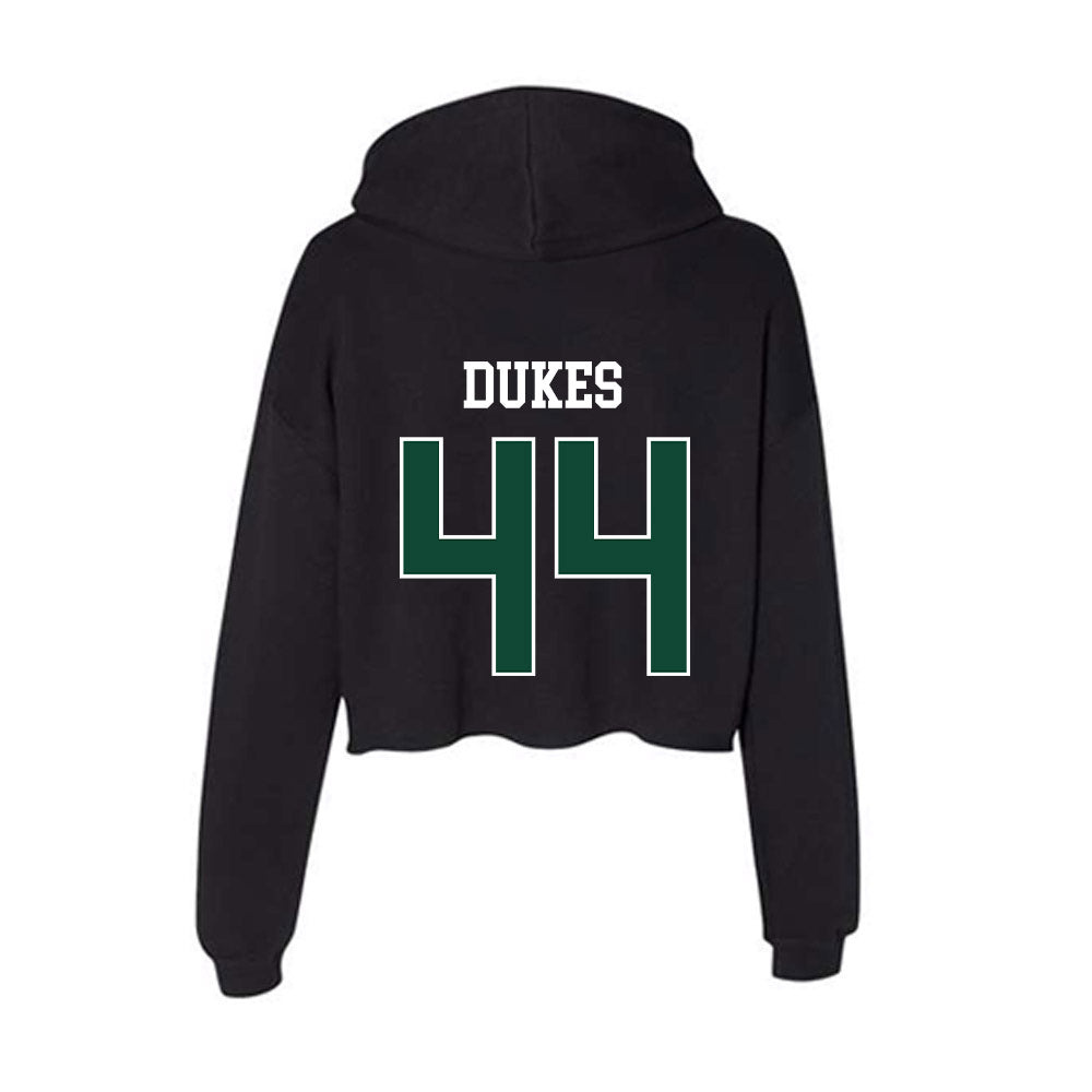 Ohio - NCAA Football : Nehemiah Dukes - Classic Shersey Women's Crop Fleece Hoodie-1