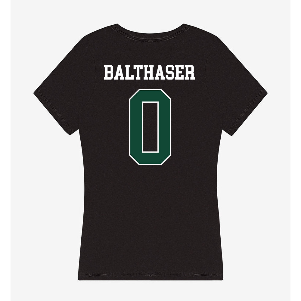 Ohio - NCAA Women's Swimming & Diving : Stephanie Balthaser - Classic Shersey Women's V-Neck T-Shirt-1