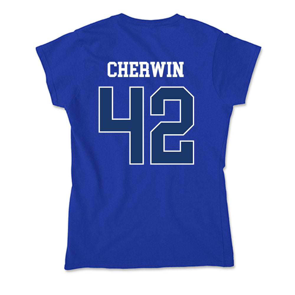 Drake - NCAA Football : Davion Cherwin - Soft Style Women’s T-Shirt-1