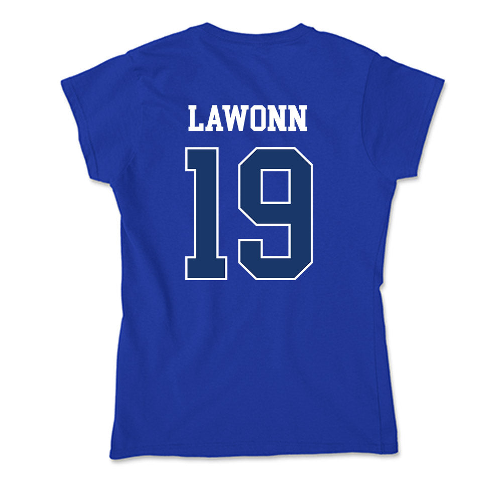 Drake - NCAA Football : Logan Lawonn - Soft Style Women’s T-Shirt-1