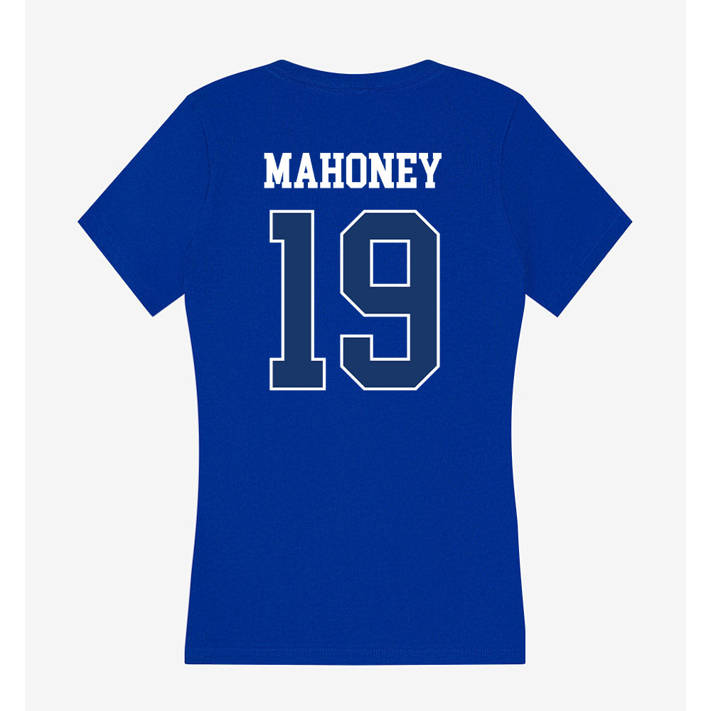 Drake - NCAA Women's Soccer : Zoey Mahoney - Women's V-Neck T-Shirt-1