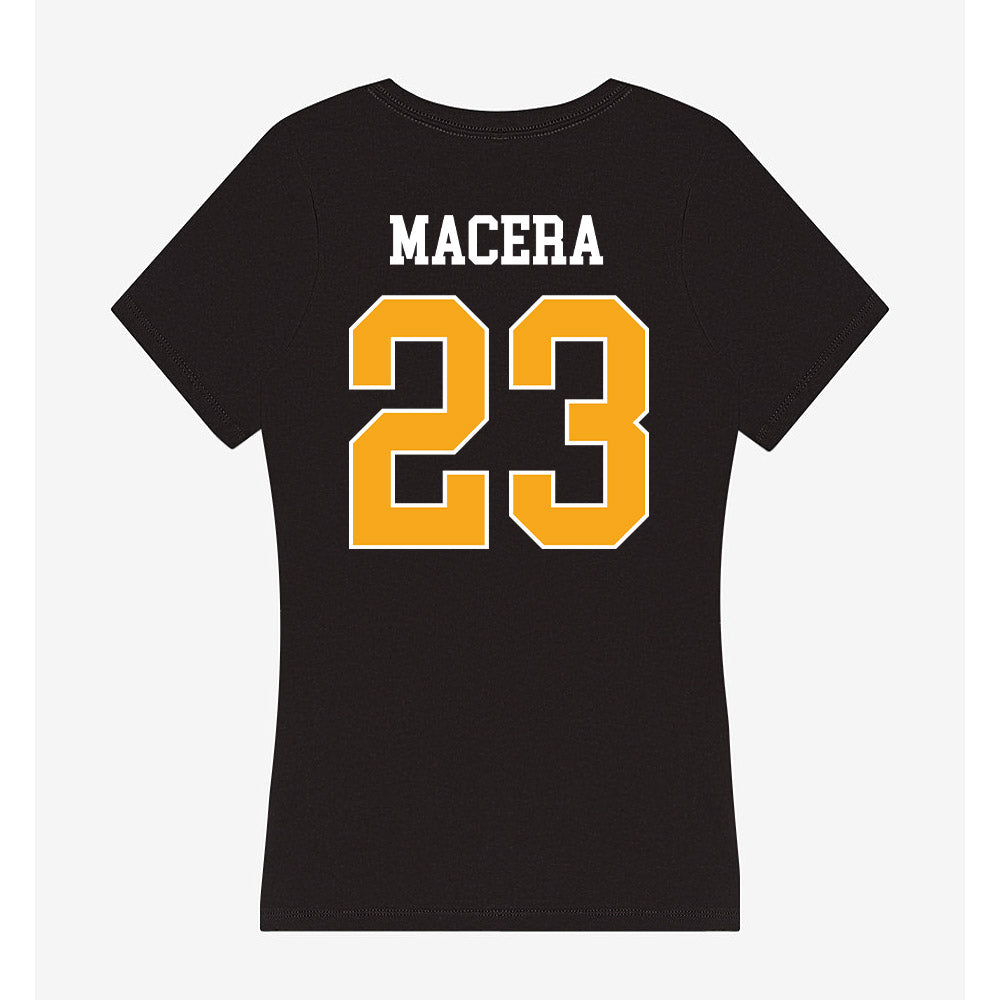 VCU - NCAA Women's Field Hockey : Morena Macera - Women's V-Neck T-Shirt-1