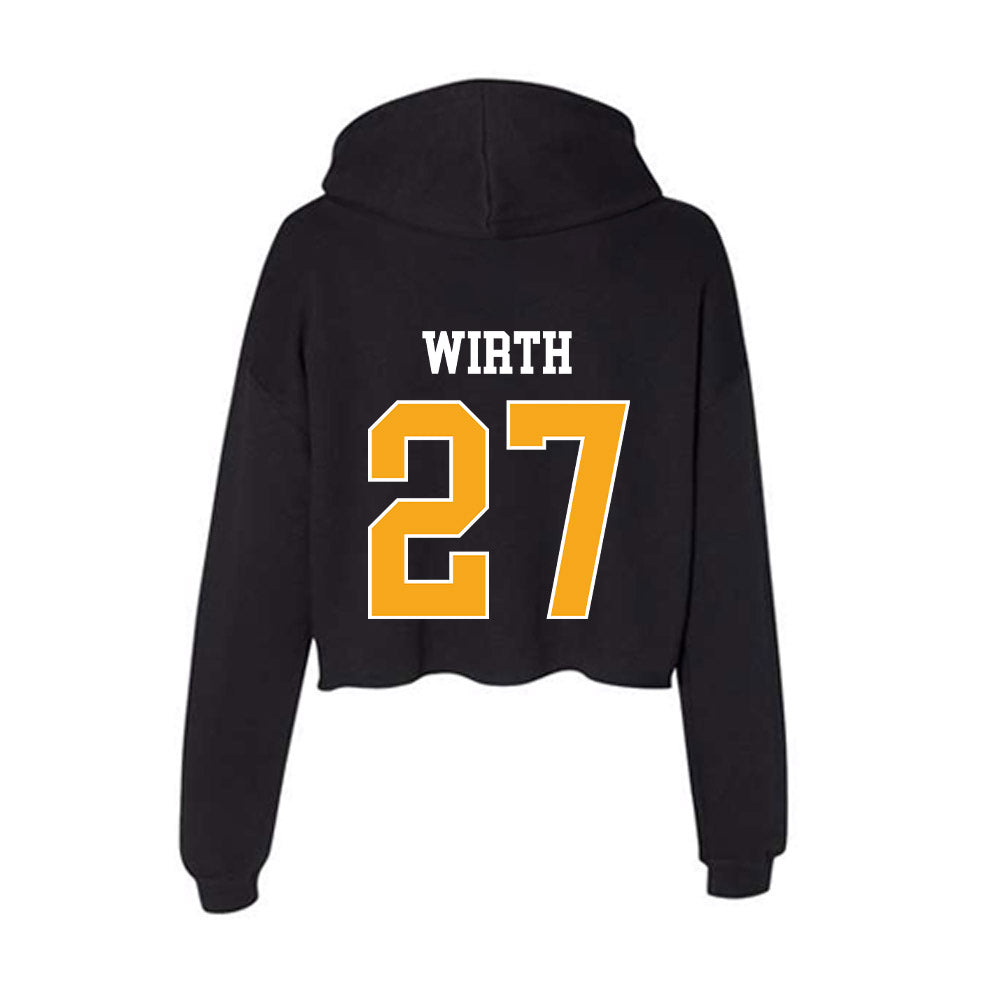 VCU - NCAA Women's Lacrosse : Natalie Wirth - Women's Crop Fleece Hoodie-1