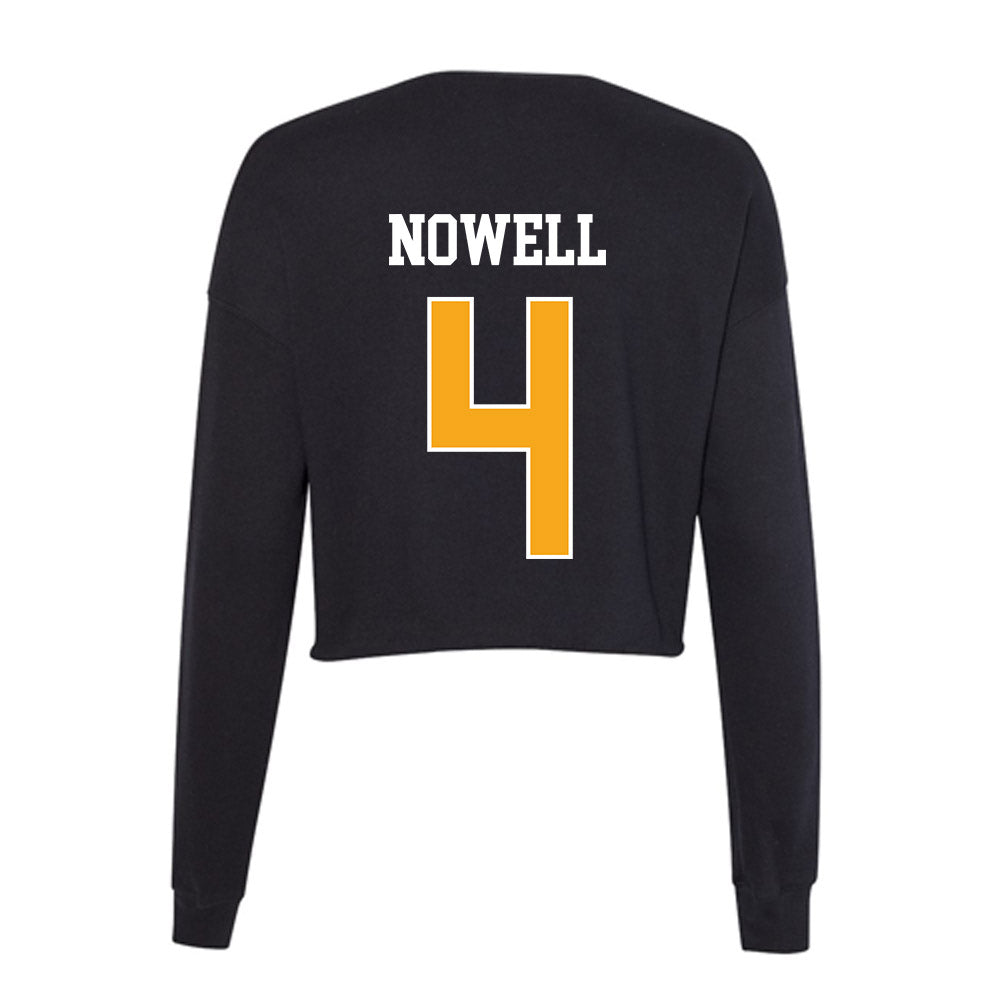 VCU - NCAA Men's Basketball : Ahmad Nowell - Women's Cropped Crew Fleece-1