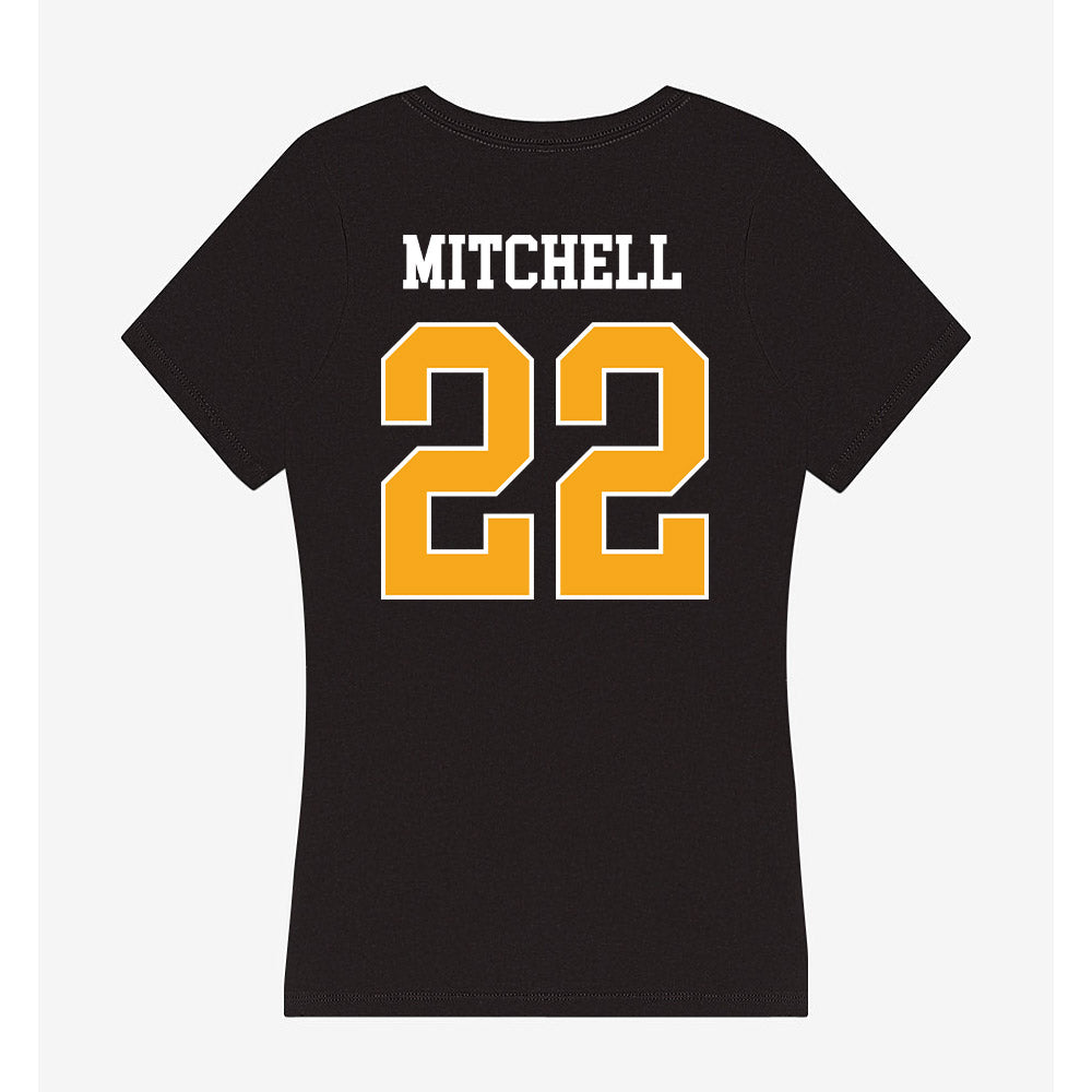 VCU - NCAA Men's Basketball : Keyshawn Mitchell - Women's V-Neck T-Shirt-1