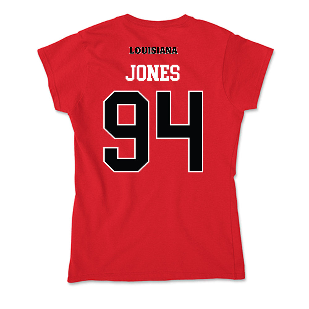 Louisiana - NCAA Football : Timahj Jones - Soft Style Women’s T-Shirt-1