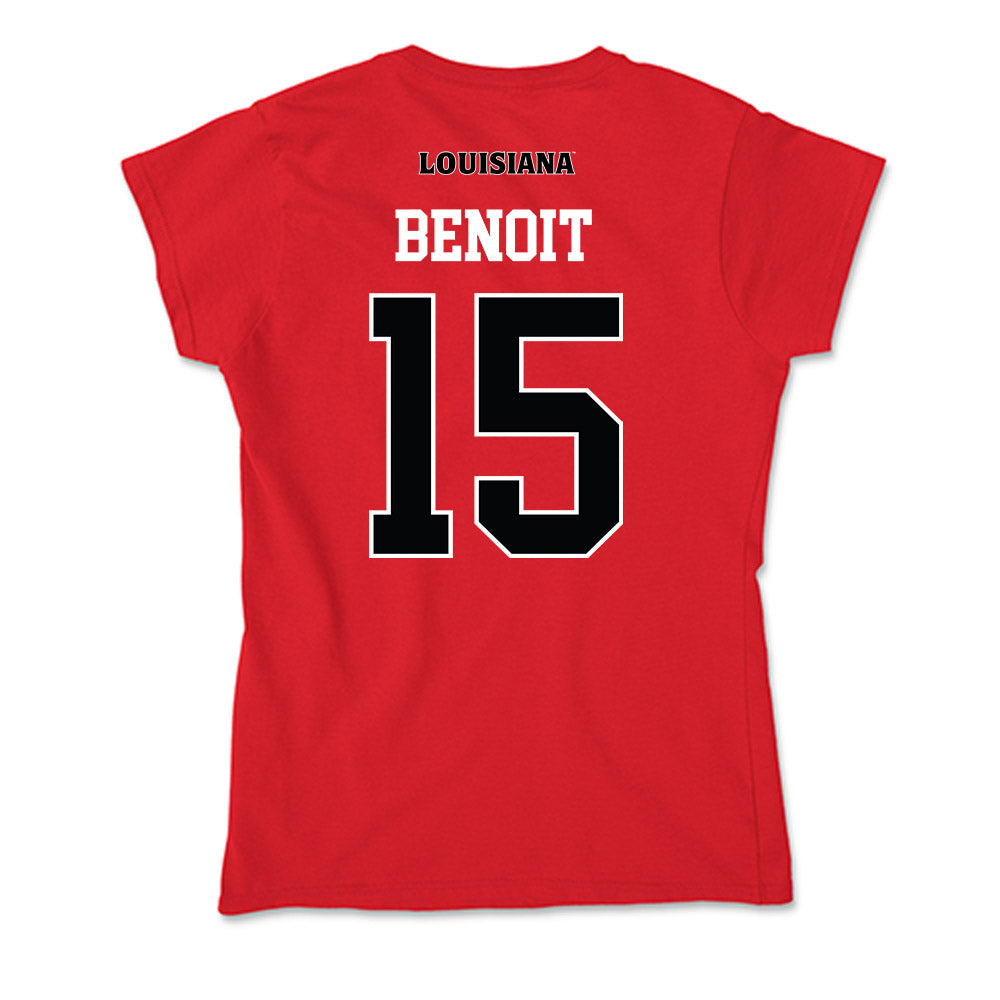 Louisiana - NCAA Women's Soccer : Lanie Benoit - Soft Style Women’s T-Shirt-1