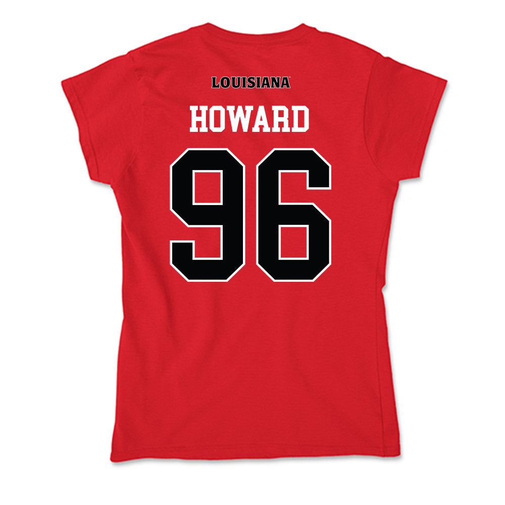 Louisiana - NCAA Football : Chase Howard - Soft Style Women’s T-Shirt-1