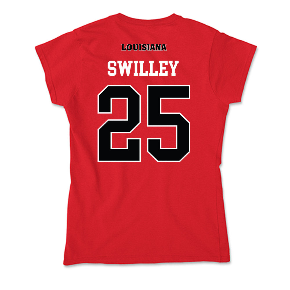 Louisiana - NCAA Football : Hutch Swilley - Soft Style Women’s T-Shirt-1