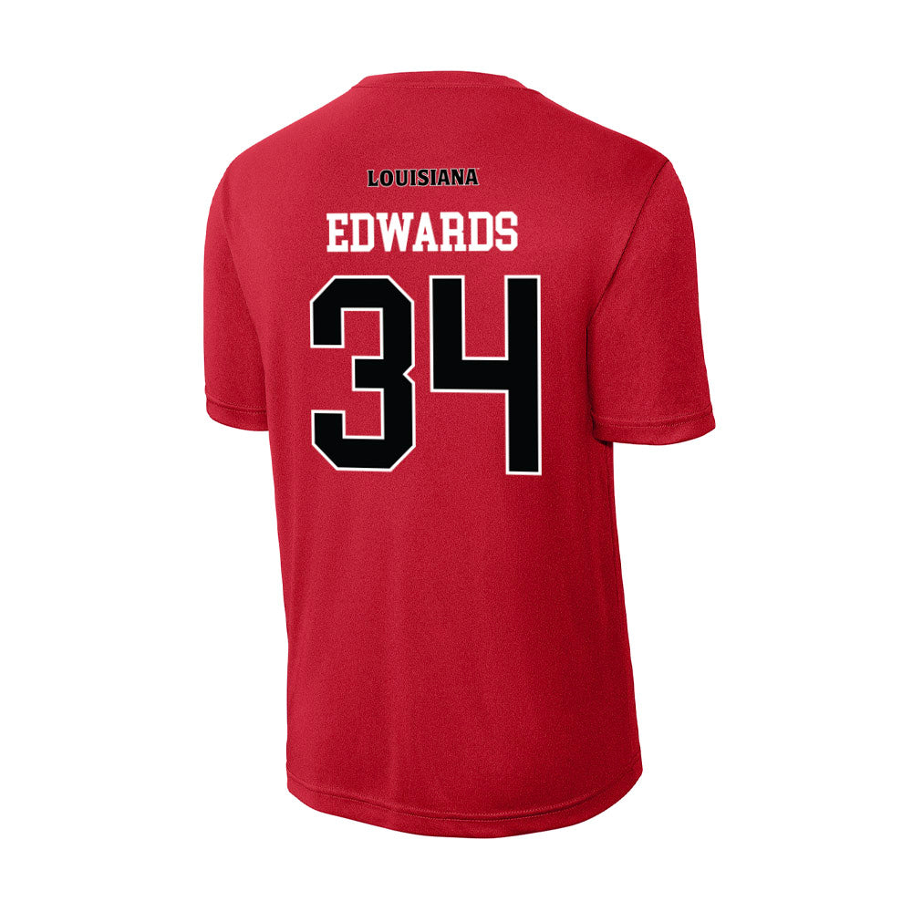 Louisiana - NCAA Football : kailep Edwards - Activewear T-Shirt-1