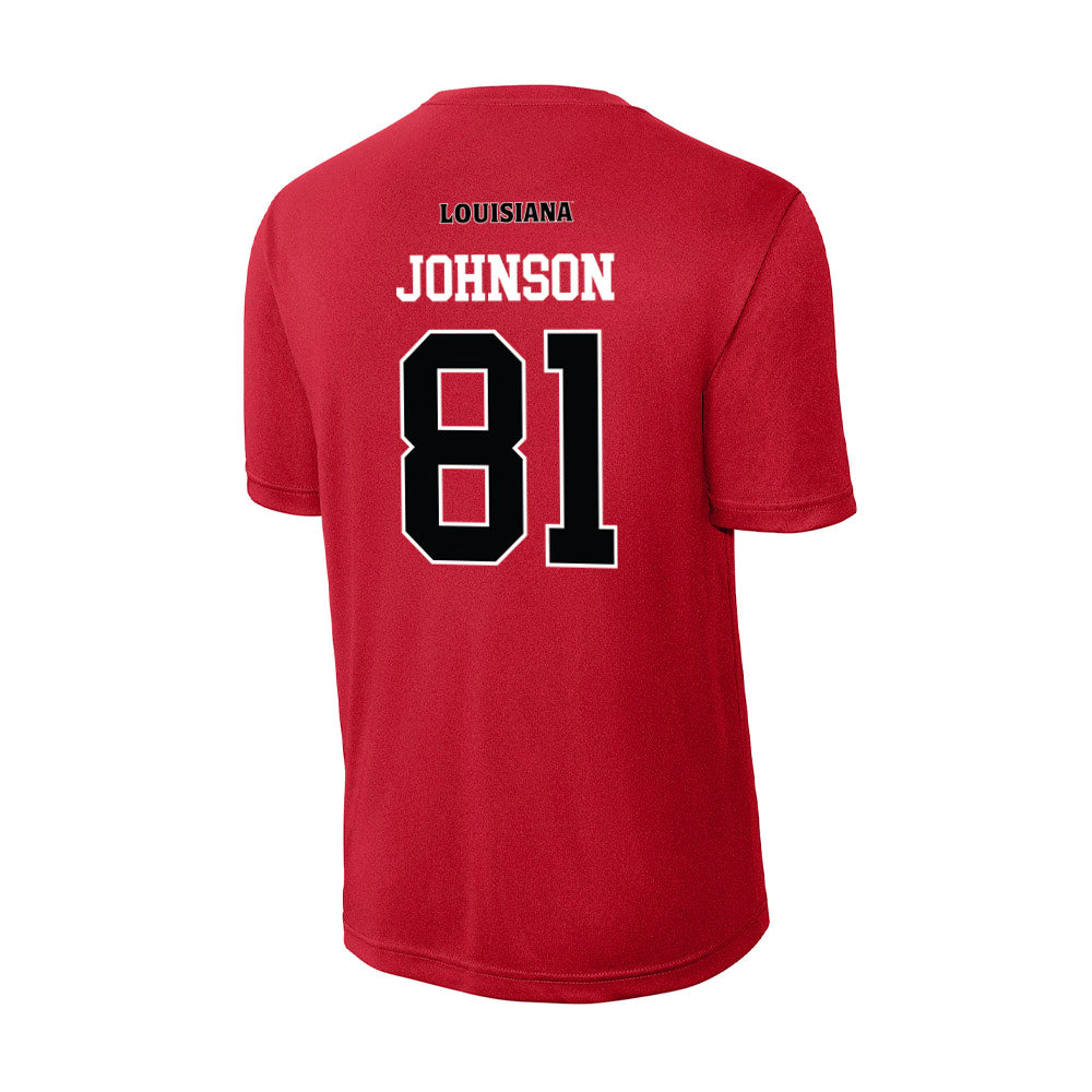 Louisiana - NCAA Football : Jaydon Johnson - Activewear T-Shirt-1