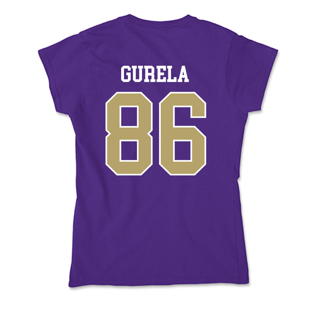 JMU - NCAA Football : Ethan Gurela - Soft Style Women’s T-Shirt-1