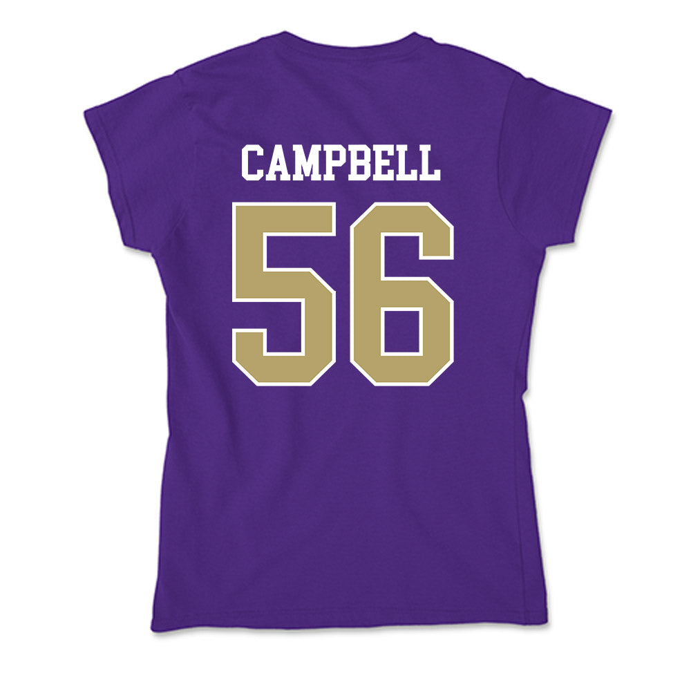 JMU - NCAA Football : JaKobe Campbell - Soft Style Women’s T-Shirt-1