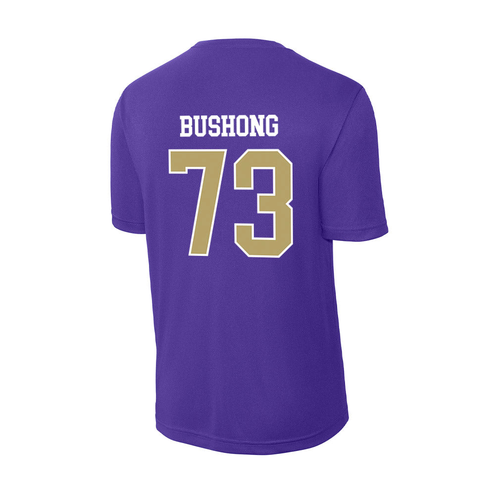 JMU - NCAA Football : Evan Bushong - Activewear T-Shirt-1