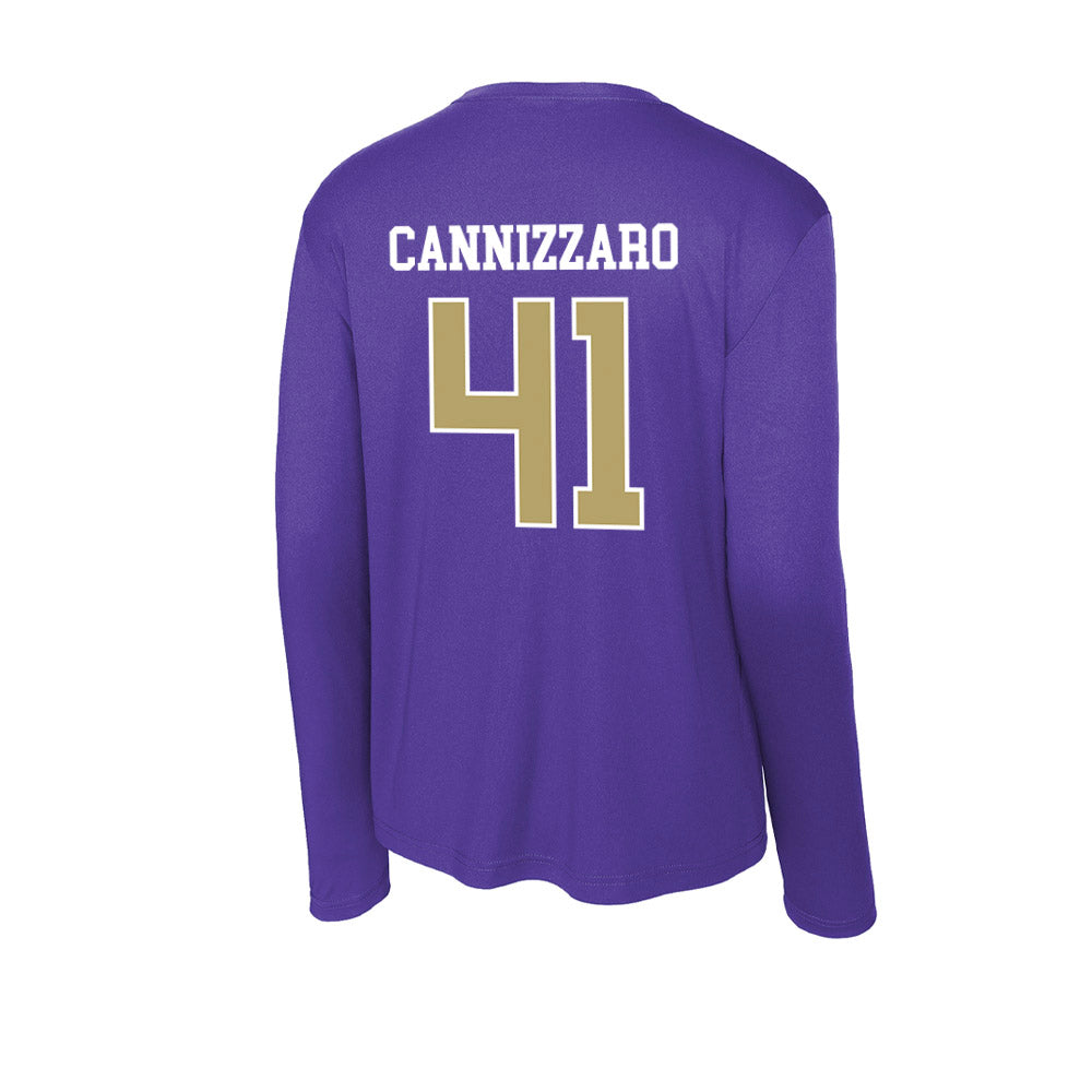 JMU - NCAA Baseball : Jack Cannizzaro - Activewear Long Sleeve T-Shirt-1