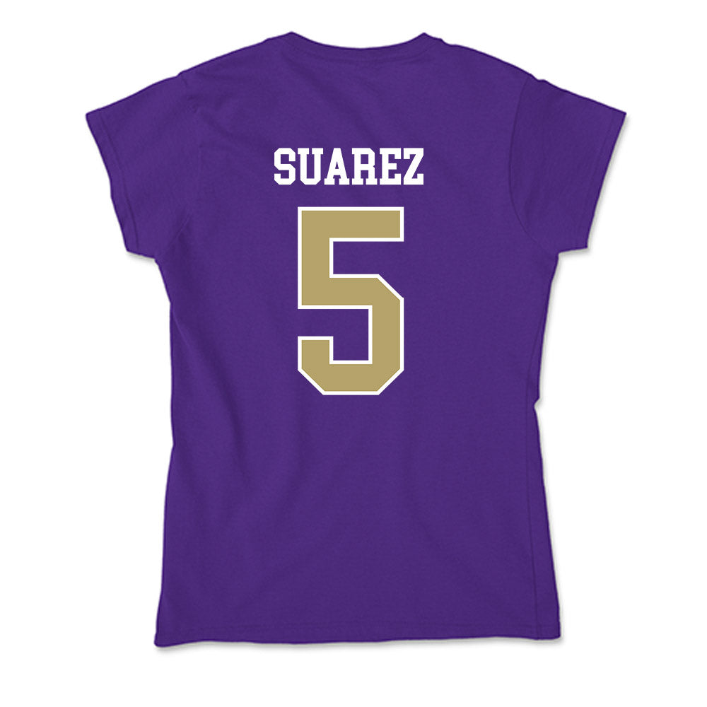 JMU - NCAA Football : Morgan Suarez - Soft Style Women’s T-Shirt-1
