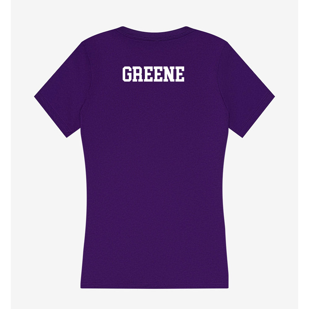 JMU - NCAA Women's Track & Field : Madison Greene - Women's V-Neck T-Shirt-1