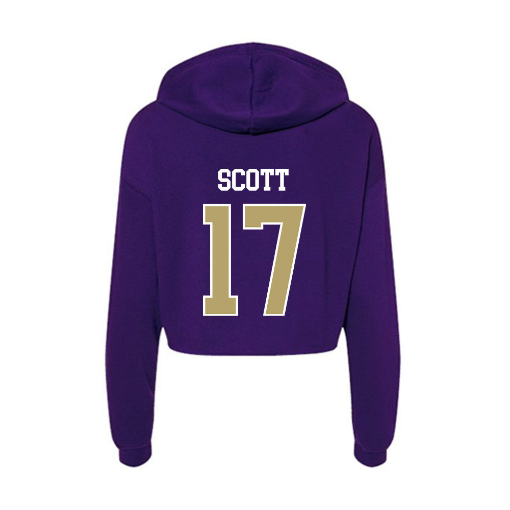 JMU - NCAA Football : Michael Scott - Women's Crop Fleece Hoodie-1