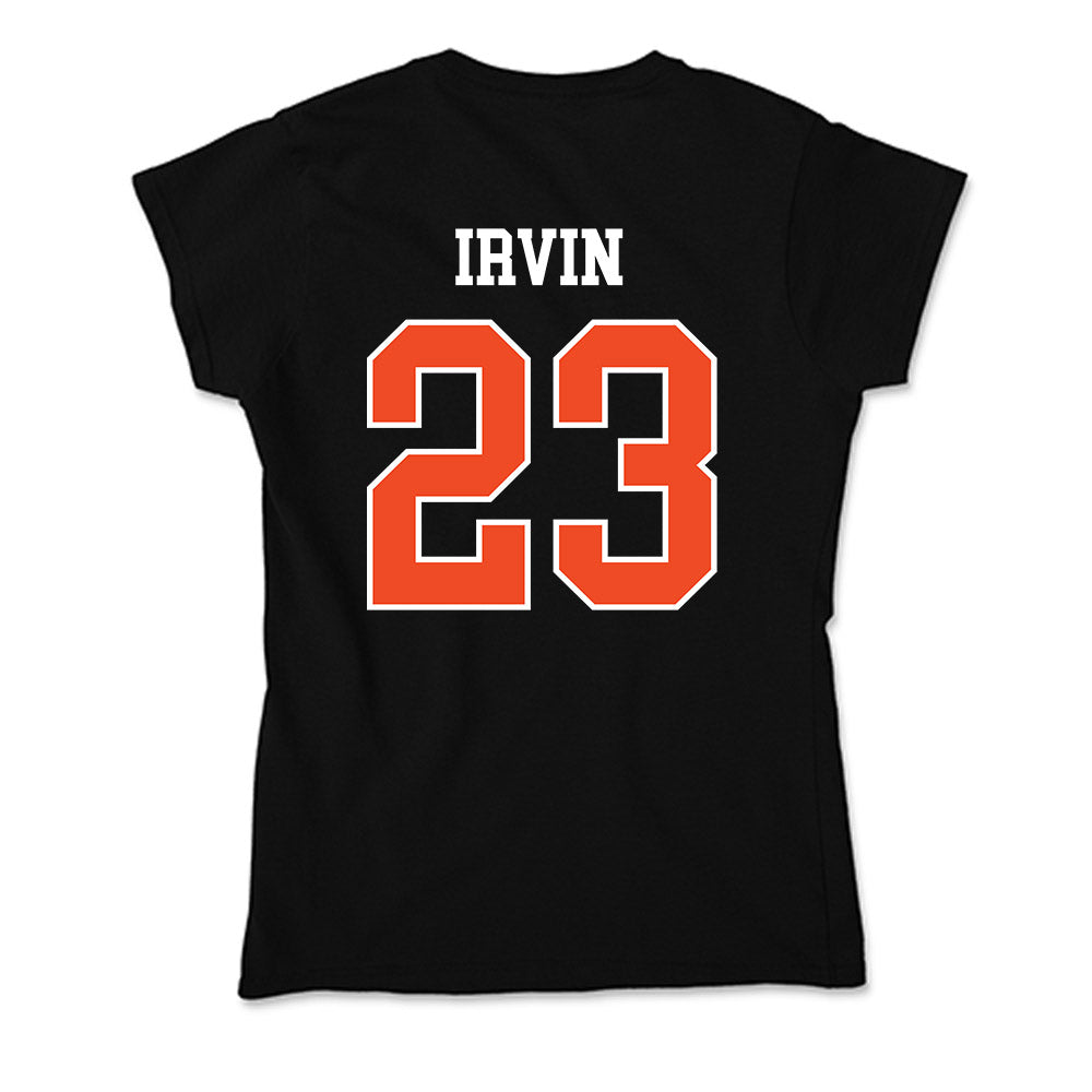 Campbell - NCAA Football : Isaiah Irvin - Soft Style Women’s T-Shirt-1