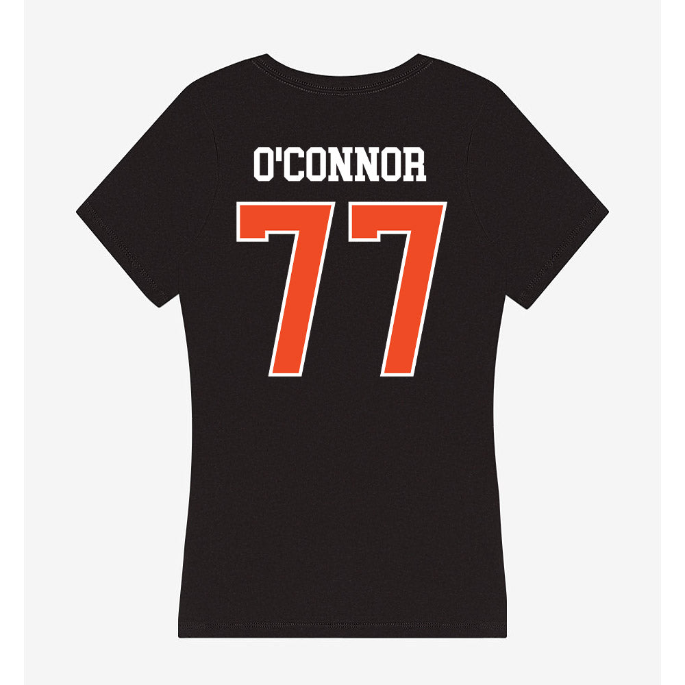 Campbell - NCAA Football : Jack O'Connor - Women's V-Neck T-Shirt-1