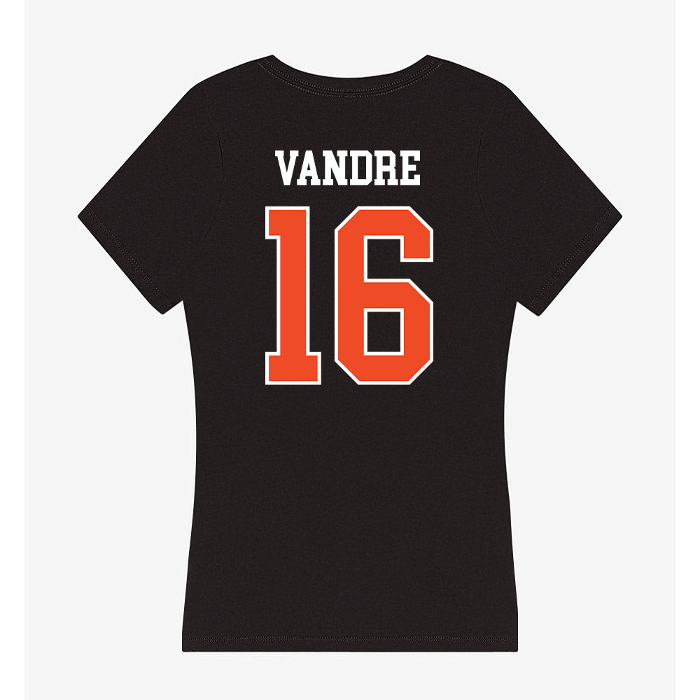 Campbell - NCAA Women's Soccer : Olivia Vandre - Women's V-Neck T-Shirt-1