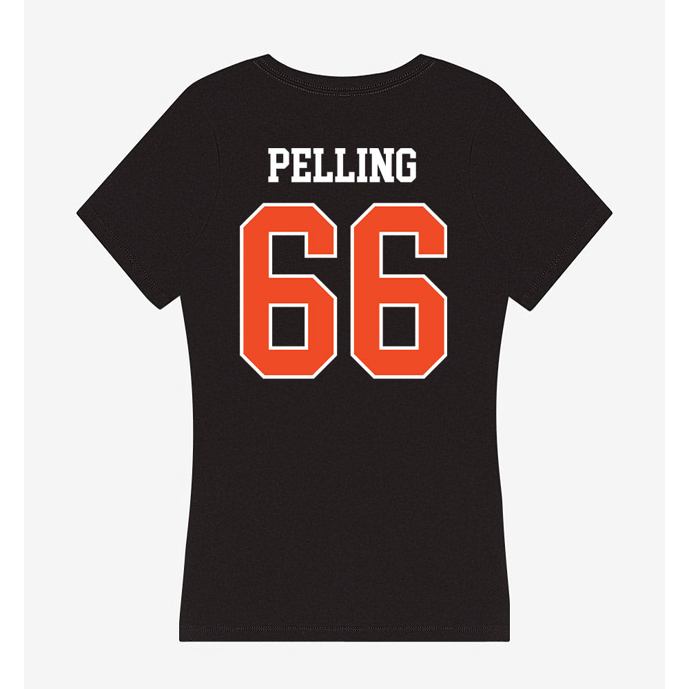 Campbell - NCAA Football : Freddie Pelling - Women's V-Neck T-Shirt-1