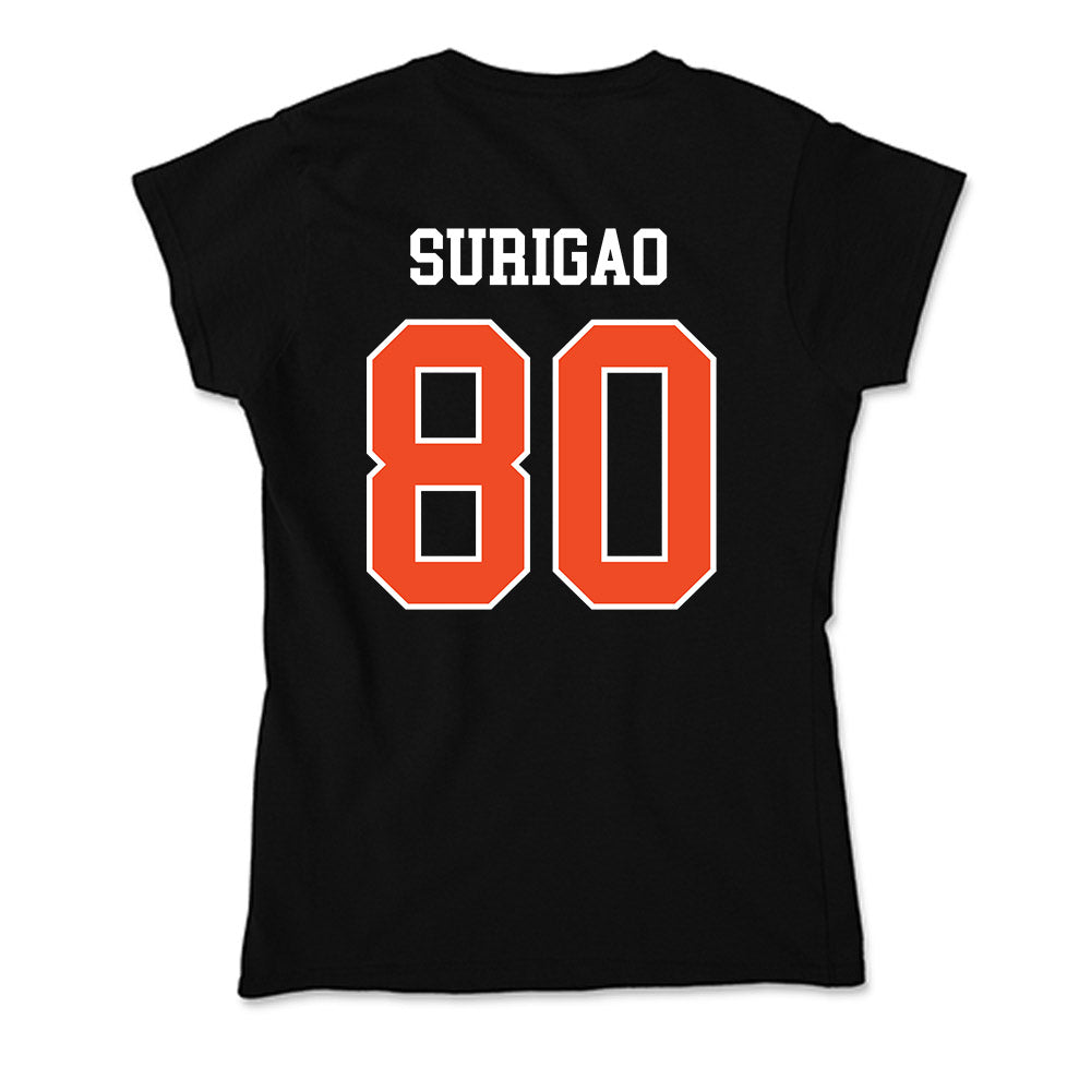 Campbell - NCAA Football : Jude Surigao - Soft Style Women’s T-Shirt-1