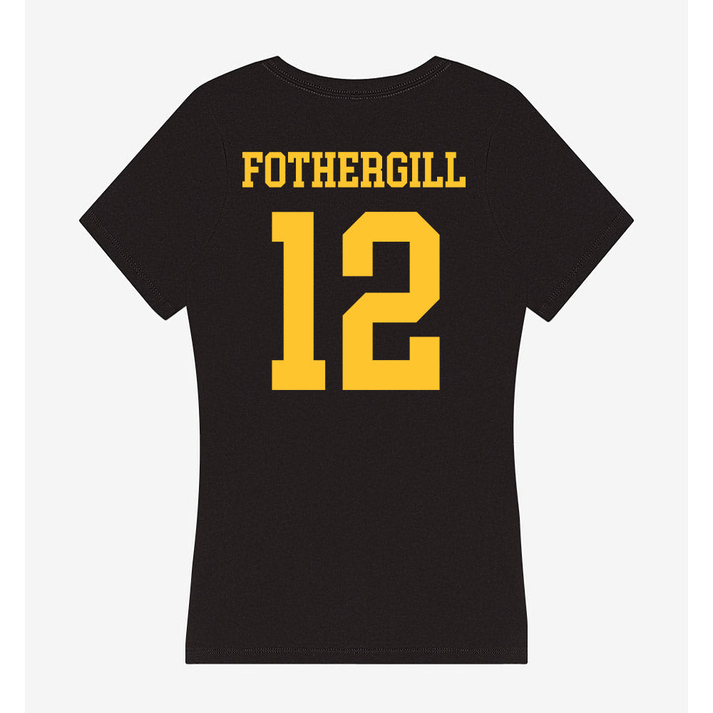 Wyoming - NCAA Women's Soccer : Macey Fothergill - Women's V-Neck T-Shirt-1