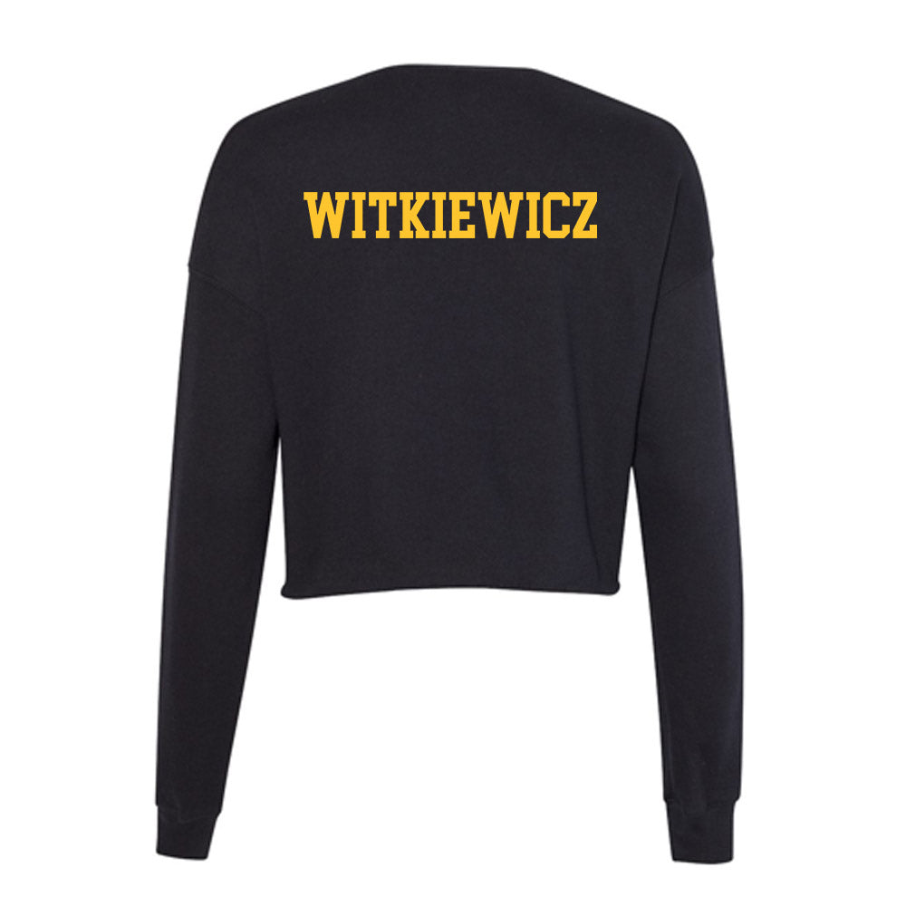 Wyoming - NCAA Women's Track & Field : Megan Witkiewicz - Women's Cropped Crew Fleece-1