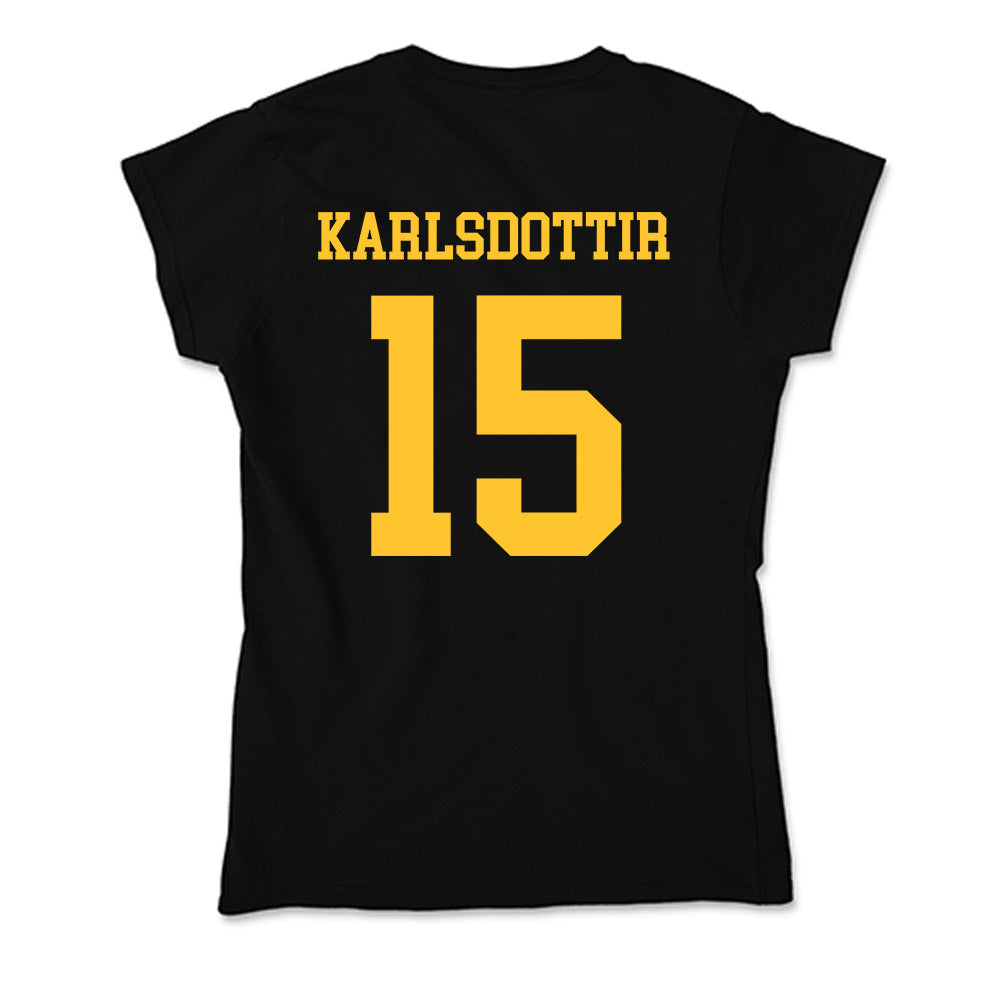 Wyoming - NCAA Women's Basketball : Heidur Karlsdottir - Soft Style Women’s T-Shirt-1