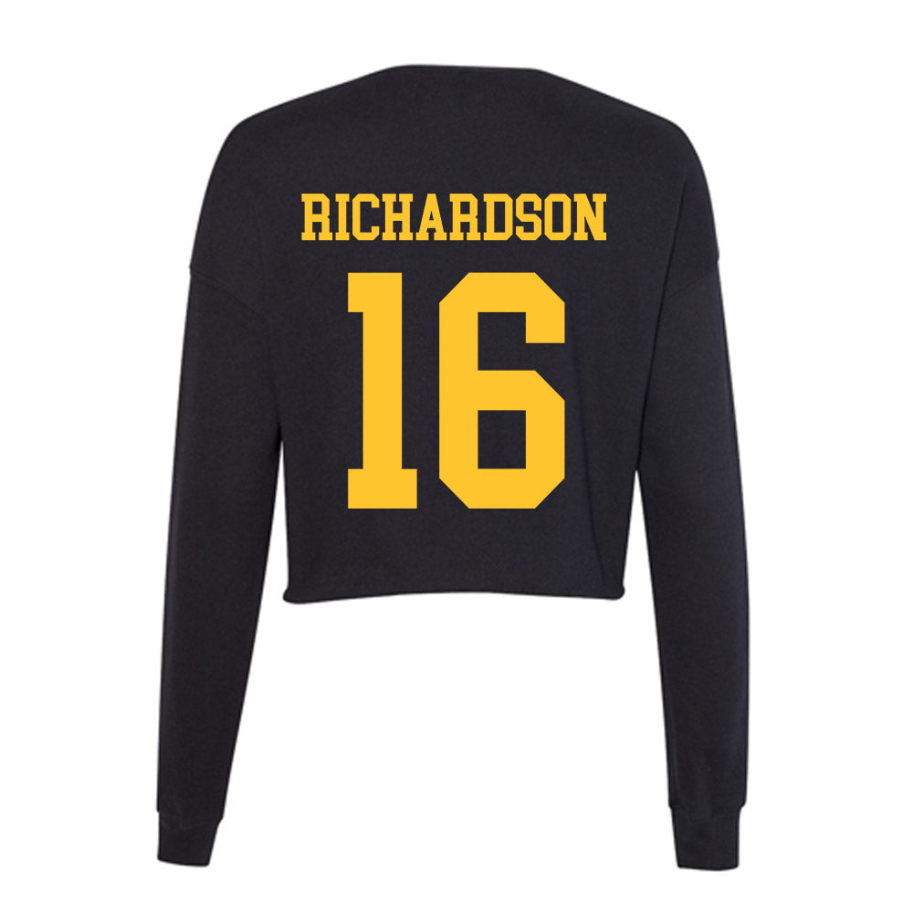 Wyoming - NCAA Women's Soccer : Raegan Richardson - Women's Cropped Crew Fleece-1
