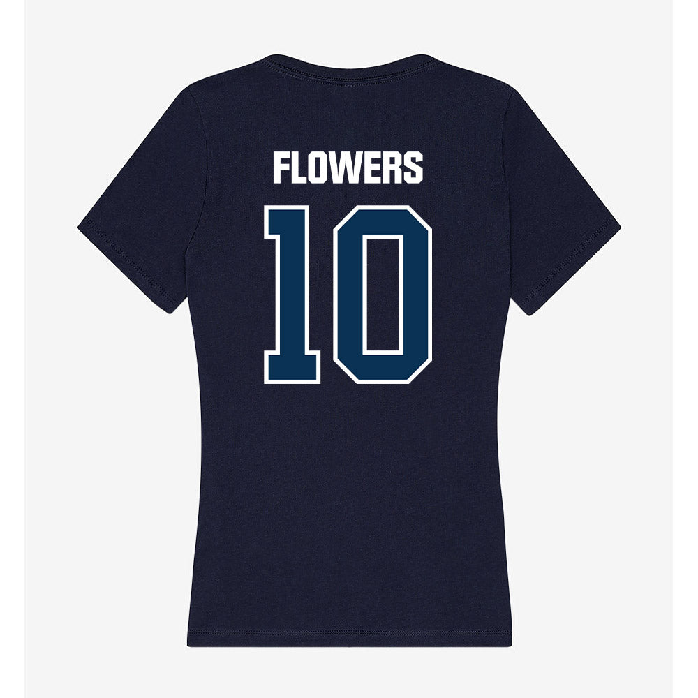 Old Dominion - NCAA Men's Basketball : Elijah Flowers - Women's V-Neck T-Shirt-1