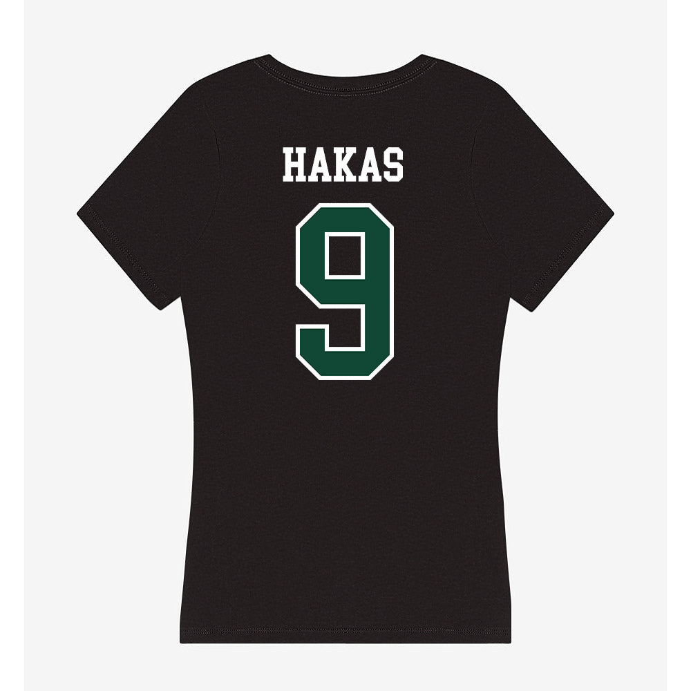 Hawaii - NCAA Women's Volleyball : Tali Hakas - Women's V-Neck T-Shirt-1