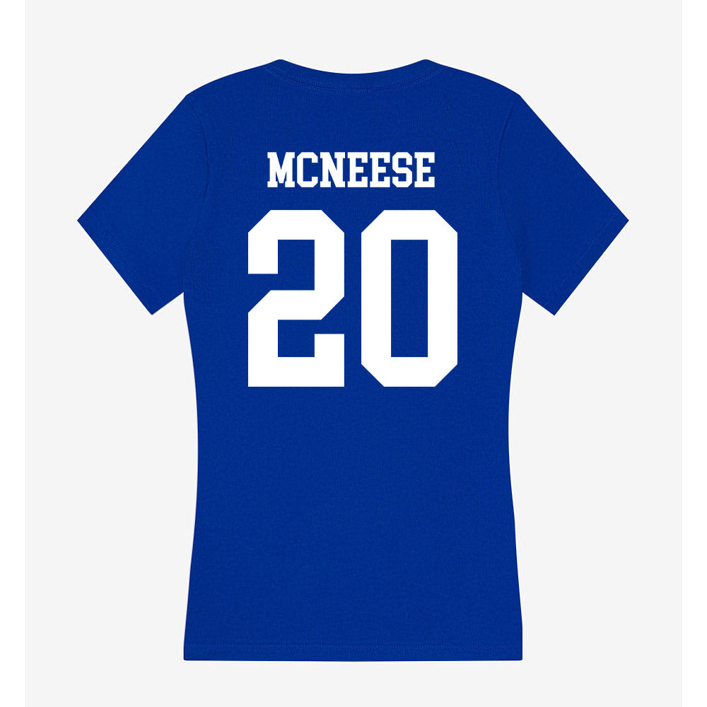 LA Tech - NCAA Football : Kenyatta McNeese - Women's V-Neck T-Shirt-1