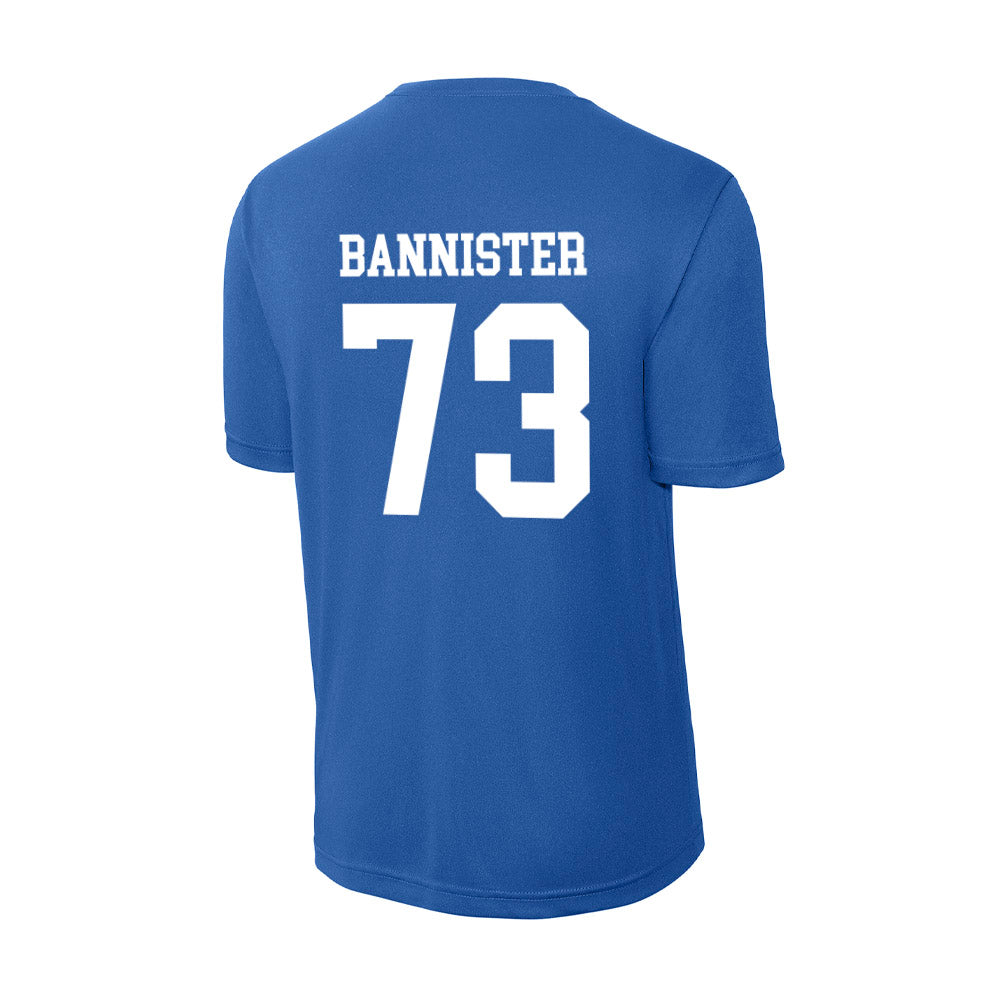 LA Tech - NCAA Football : Kenneth Bannister - Activewear T-Shirt-1