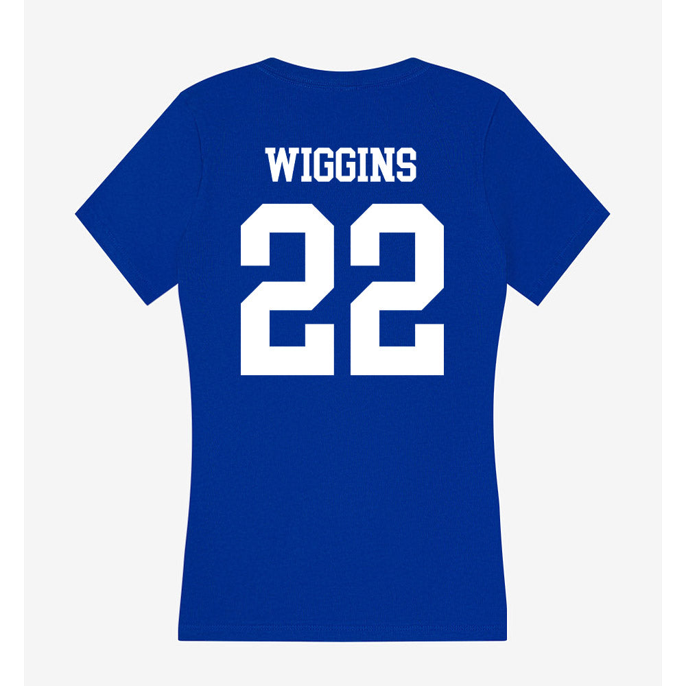 LA Tech - NCAA Football : Omiri Wiggins - Women's V-Neck T-Shirt-1