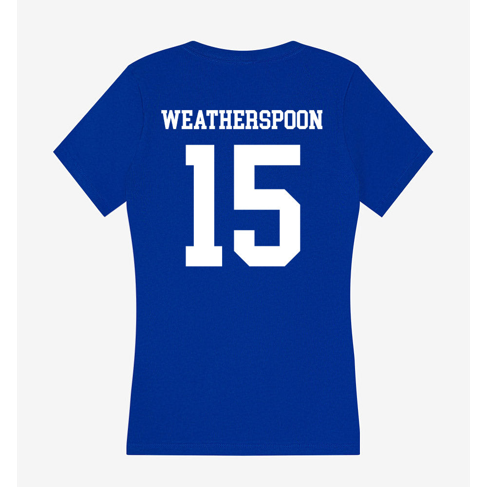 LA Tech - NCAA Women's Soccer : Alexandria Weatherspoon - Women's V-Neck T-Shirt-1