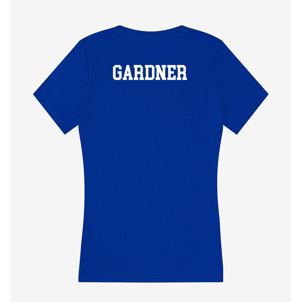LA Tech - NCAA Women's Track & Field : Madison Gardner - Women's V-Neck T-Shirt-1