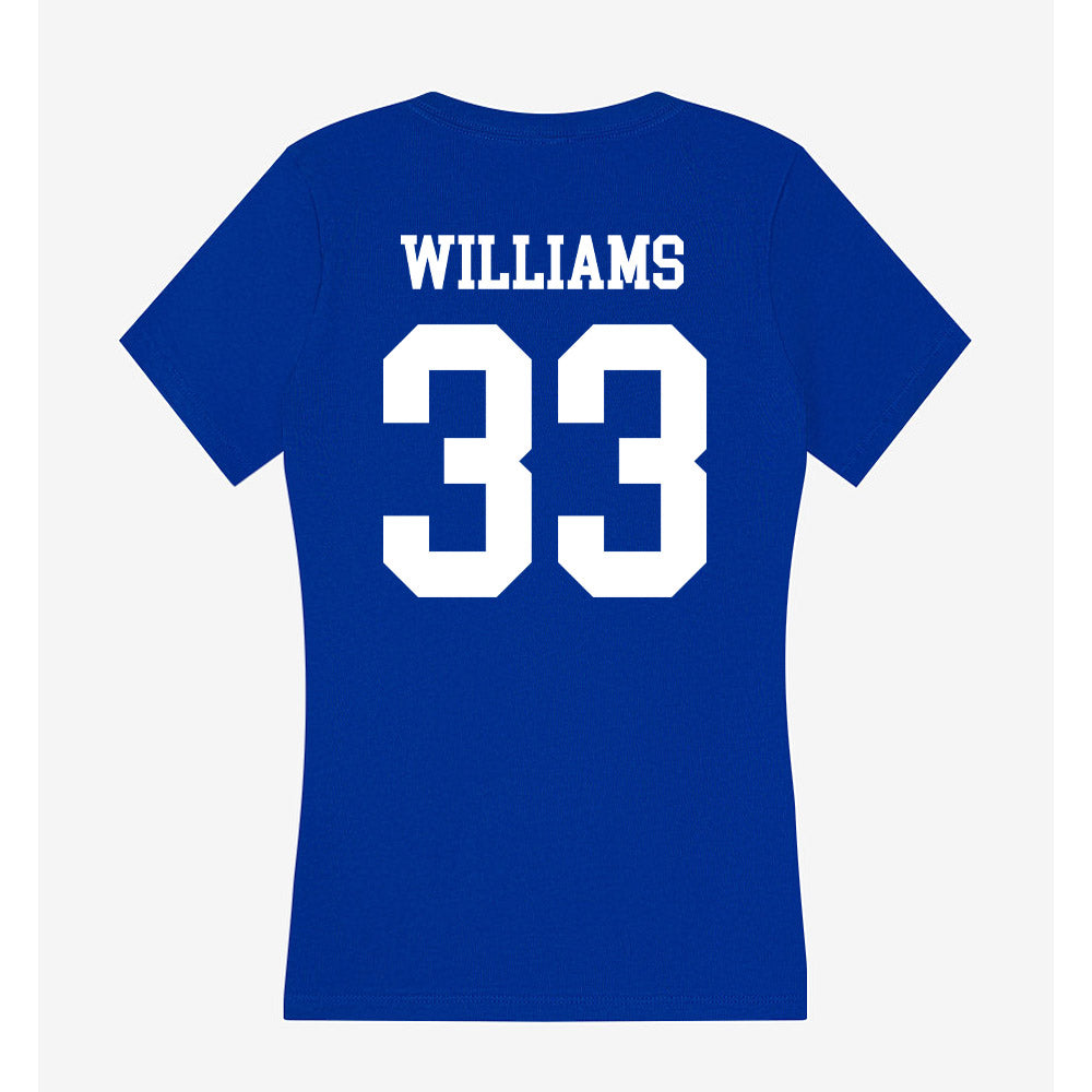 LA Tech - NCAA Football : Tavis Williams - Women's V-Neck T-Shirt-1