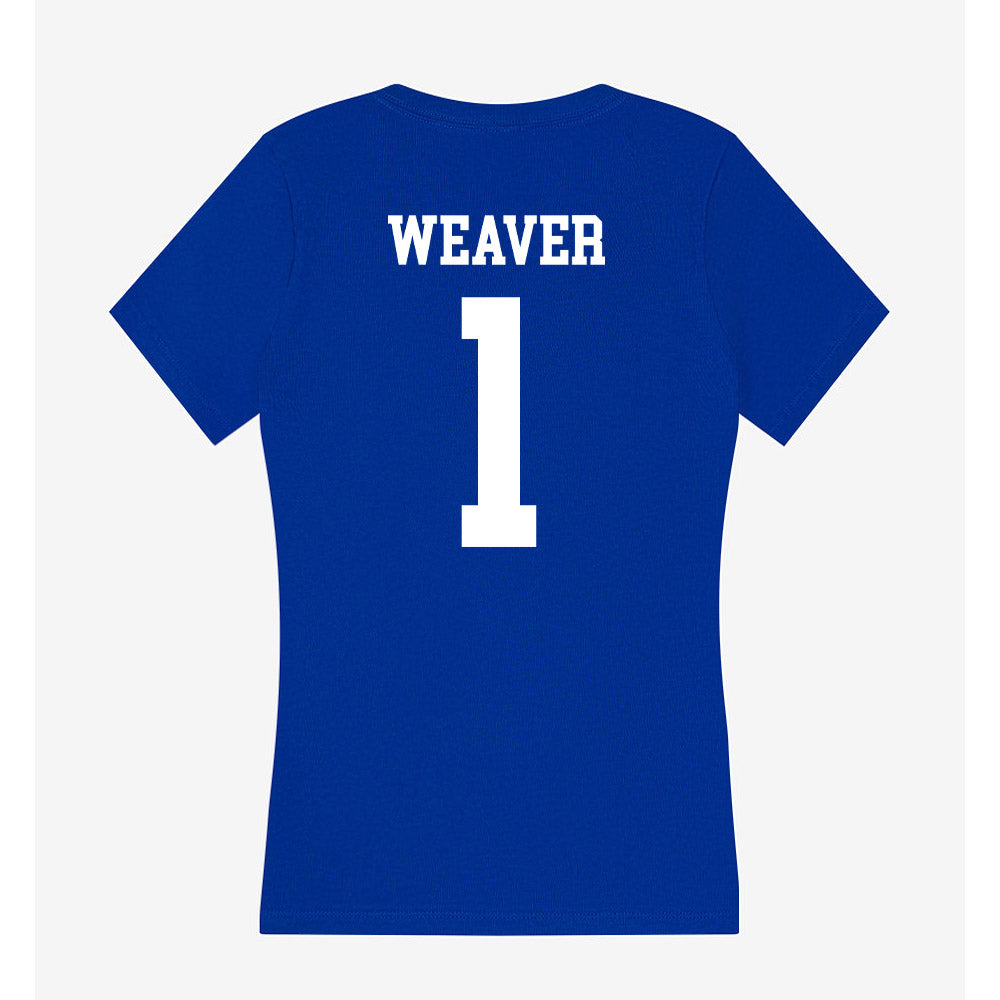 LA Tech - NCAA Women's Basketball : Alexia Weaver - Women's V-Neck T-Shirt-1