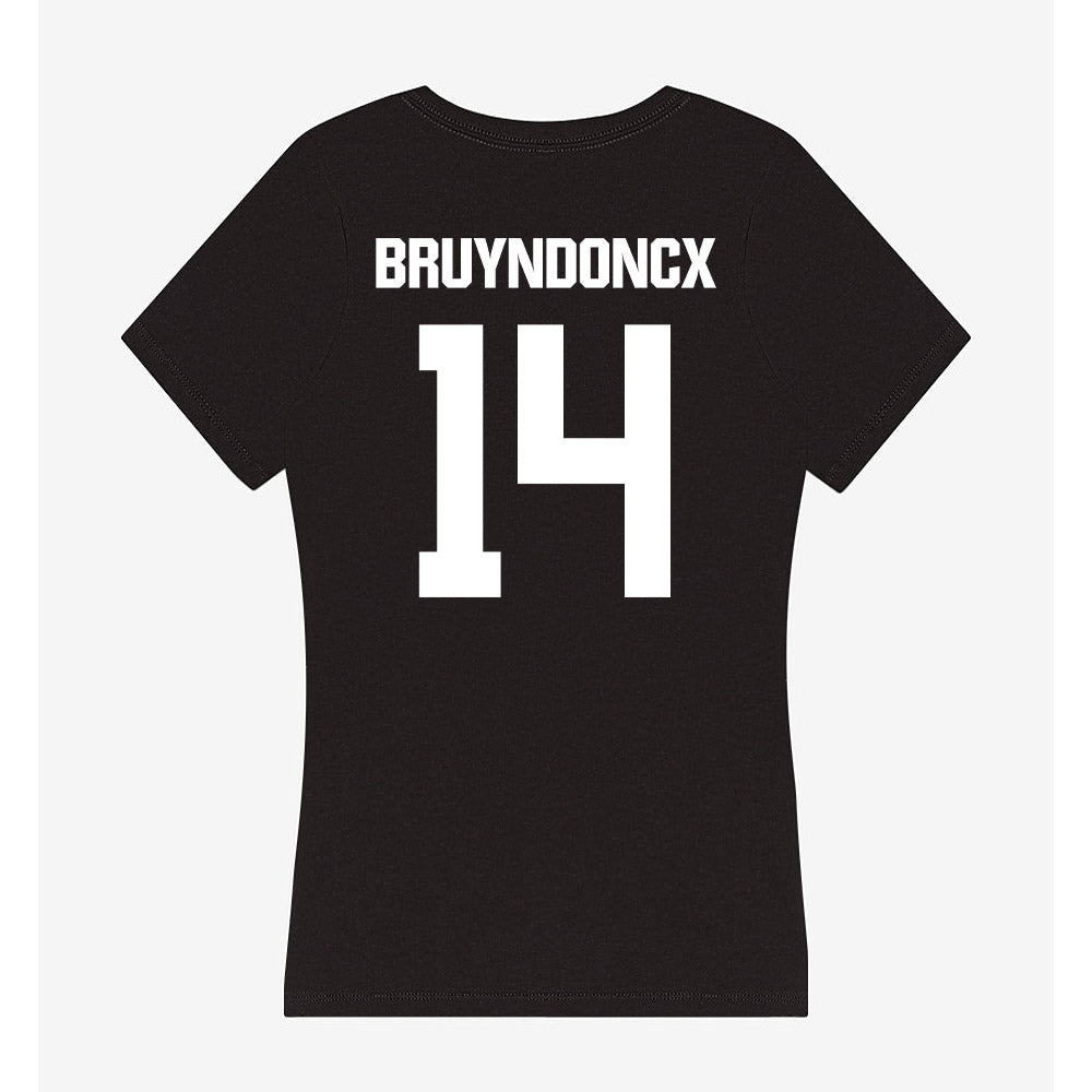 Davidson - NCAA Women's Basketball : Kyra Bruyndoncx - Women's V-Neck T-Shirt-1