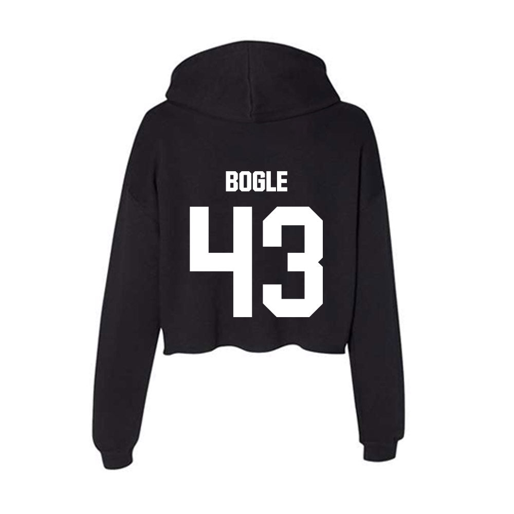 Arkansas State - NCAA Football : Chase Bogle - Women's Crop Fleece Hoodie-1