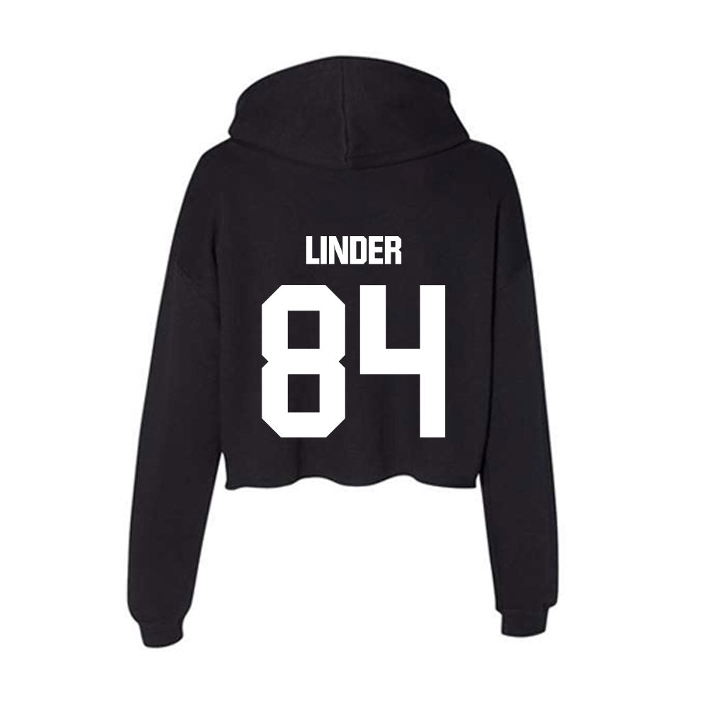 Arkansas State - NCAA Football : Reed Linder - Women's Crop Fleece Hoodie-1