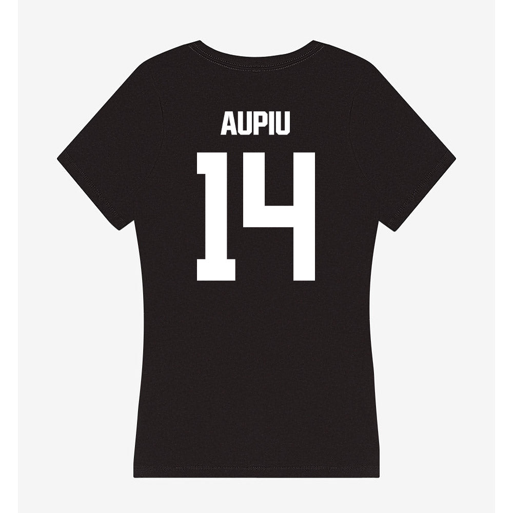 NMSU - NCAA Football : Sone Aupiu - Women's V-Neck T-Shirt-1